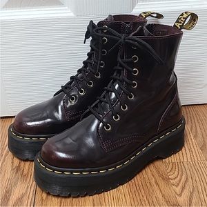 Dr. Martens Jadon Arcadia Leather Platform Boots
Cherry Red Size 7